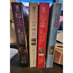 Lot of 4 Fern Michaels Sisterhood Thriller Books – Deadly Deals, Lethal Justice